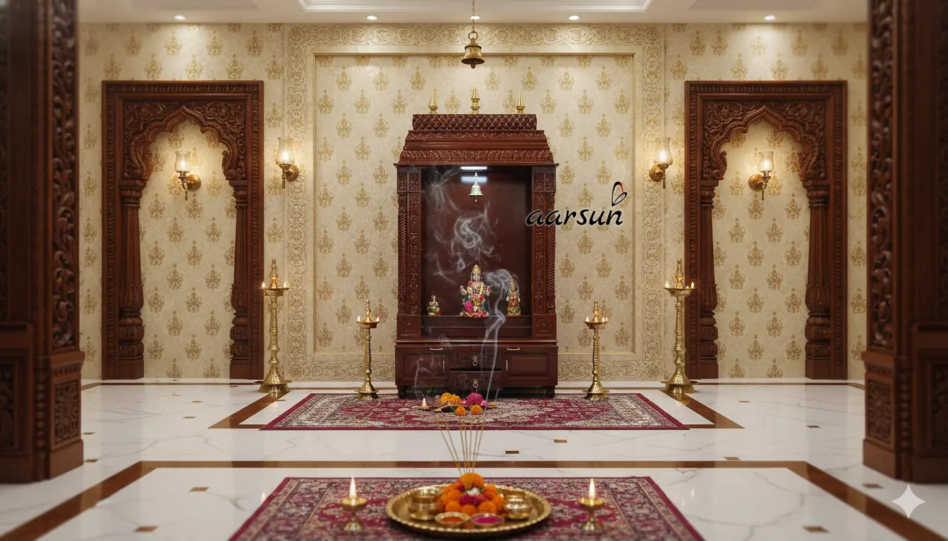 South Indian Home temple Design - Without Doors