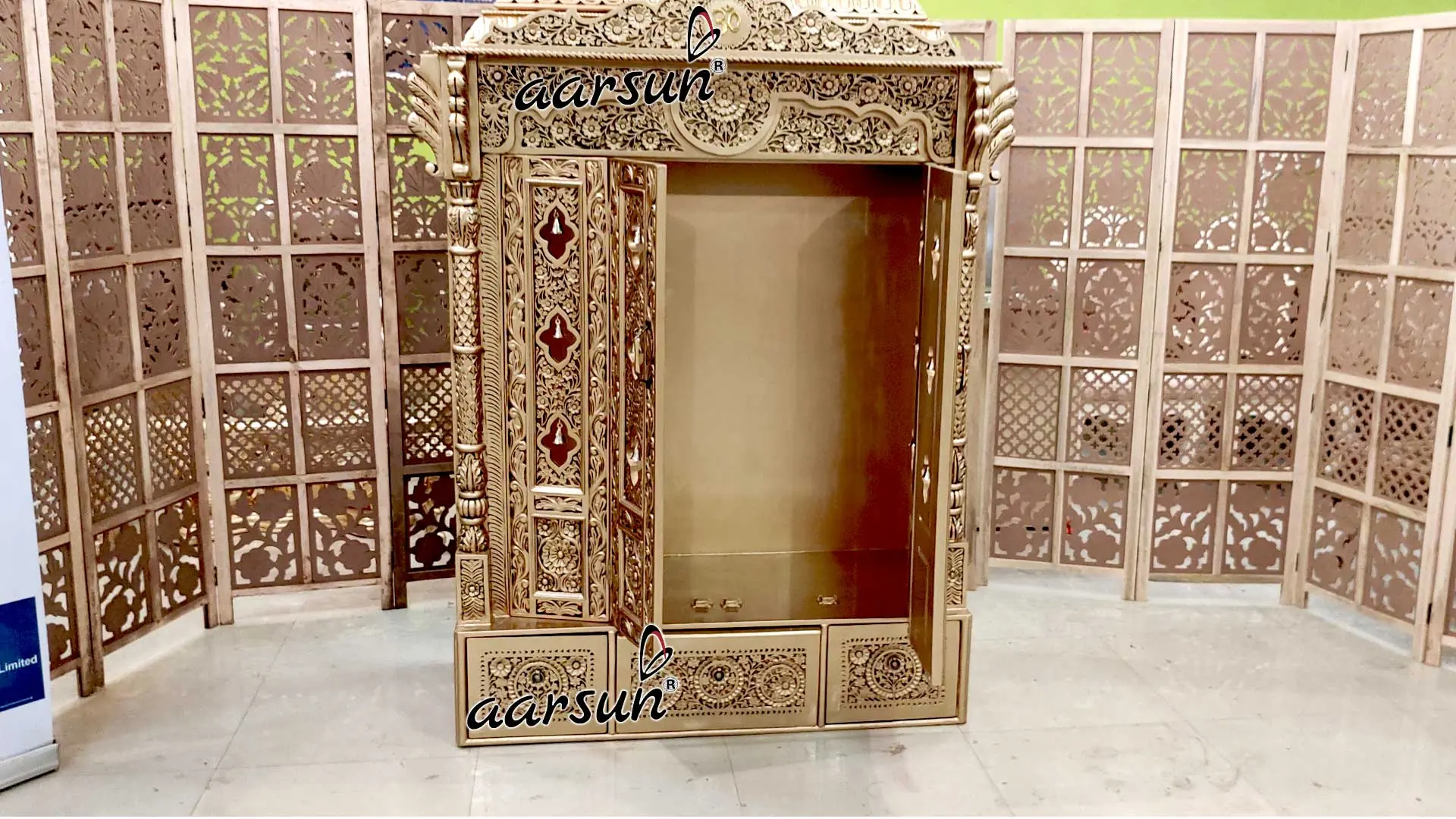 Antique Gold Bell Temple for Home YT-628 View 4