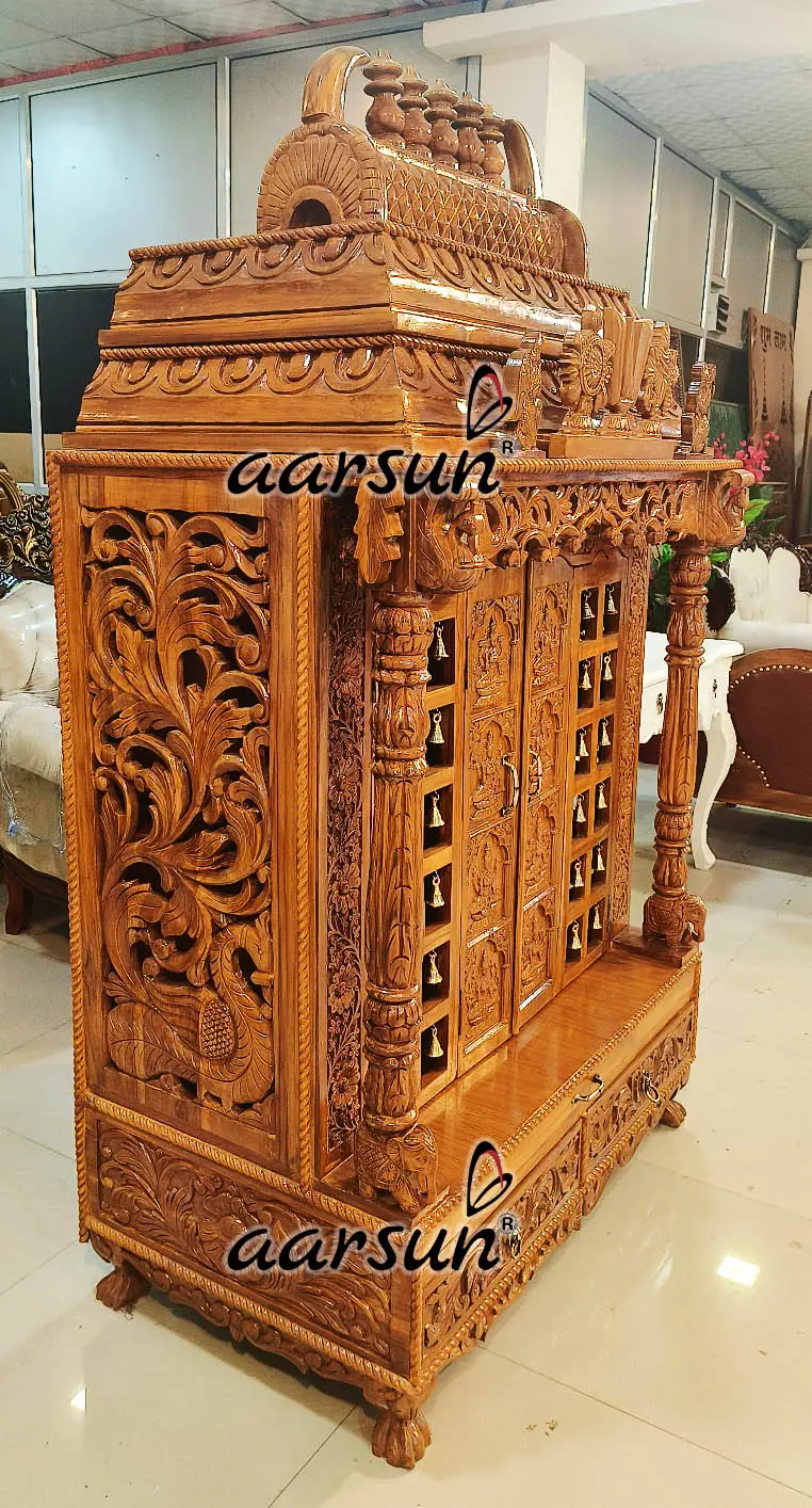 AshtaLakshmi Teak Wood Temple NT-012 View 4