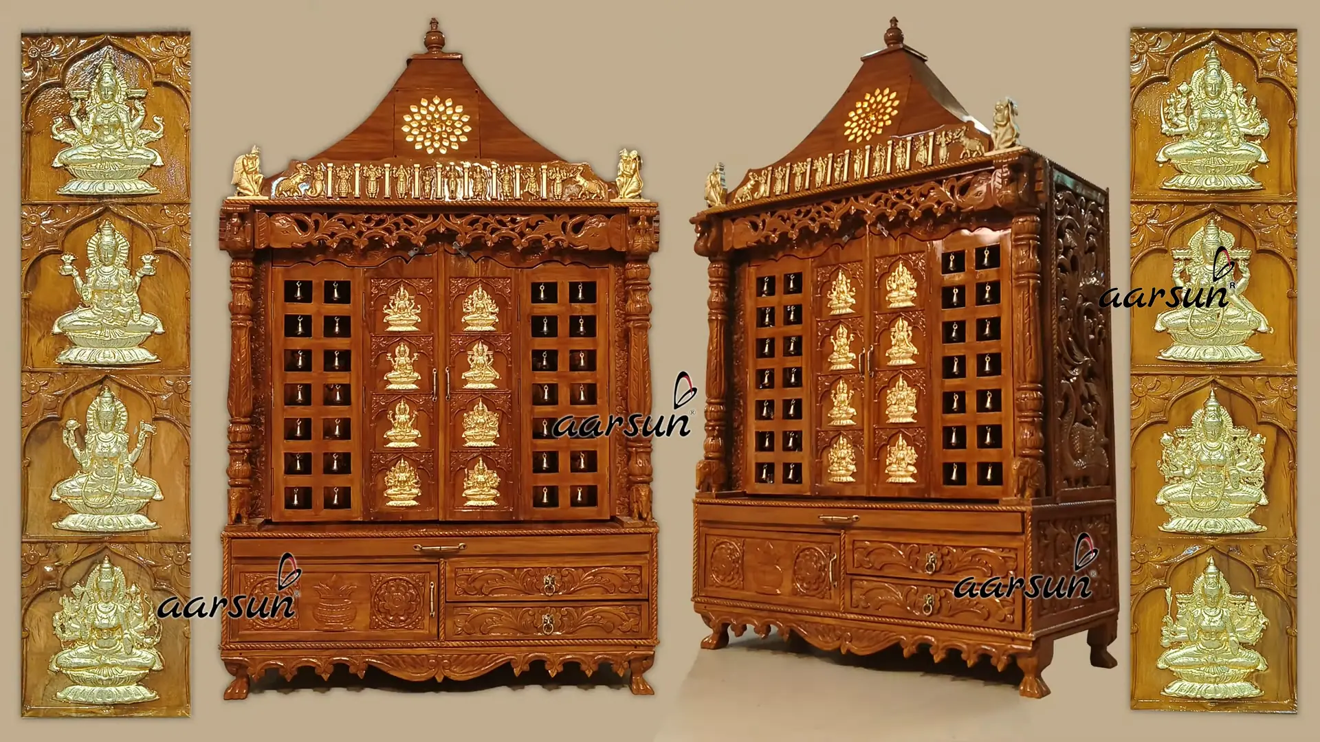 Asthalakshmi Wooden Temple NT-044 View 2