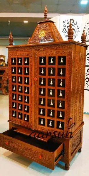 Top design Wooden Mandir YT-144 View 4