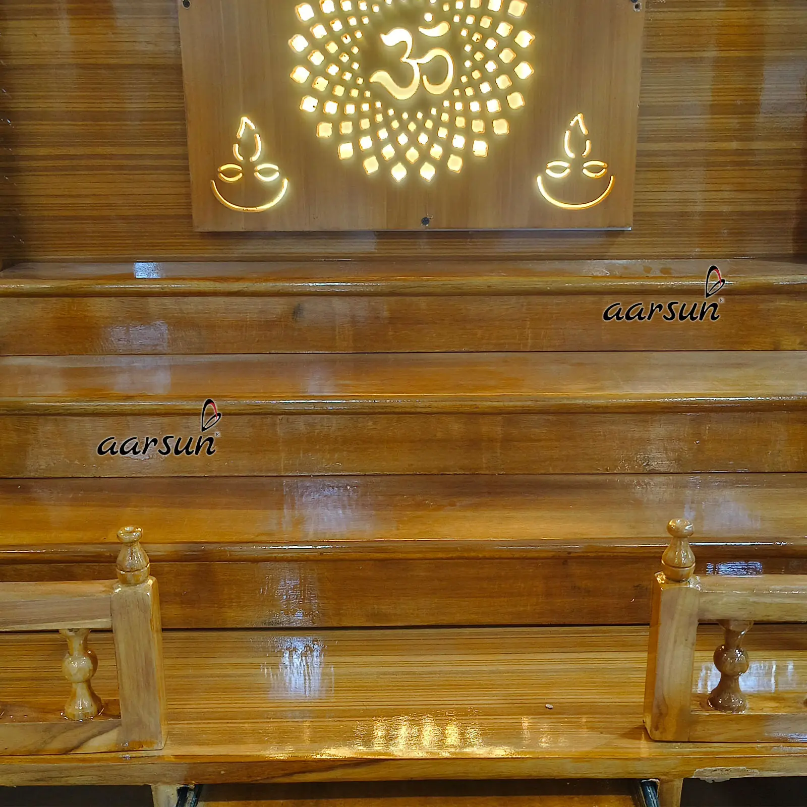 Big Temple in Om LED Light View 5