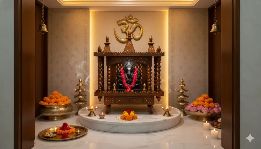 Brass Work Temple for Home MNDR-0174 View 2