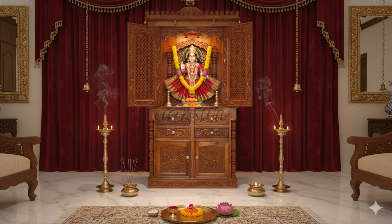 Designer Home Mandir MNDR-0127