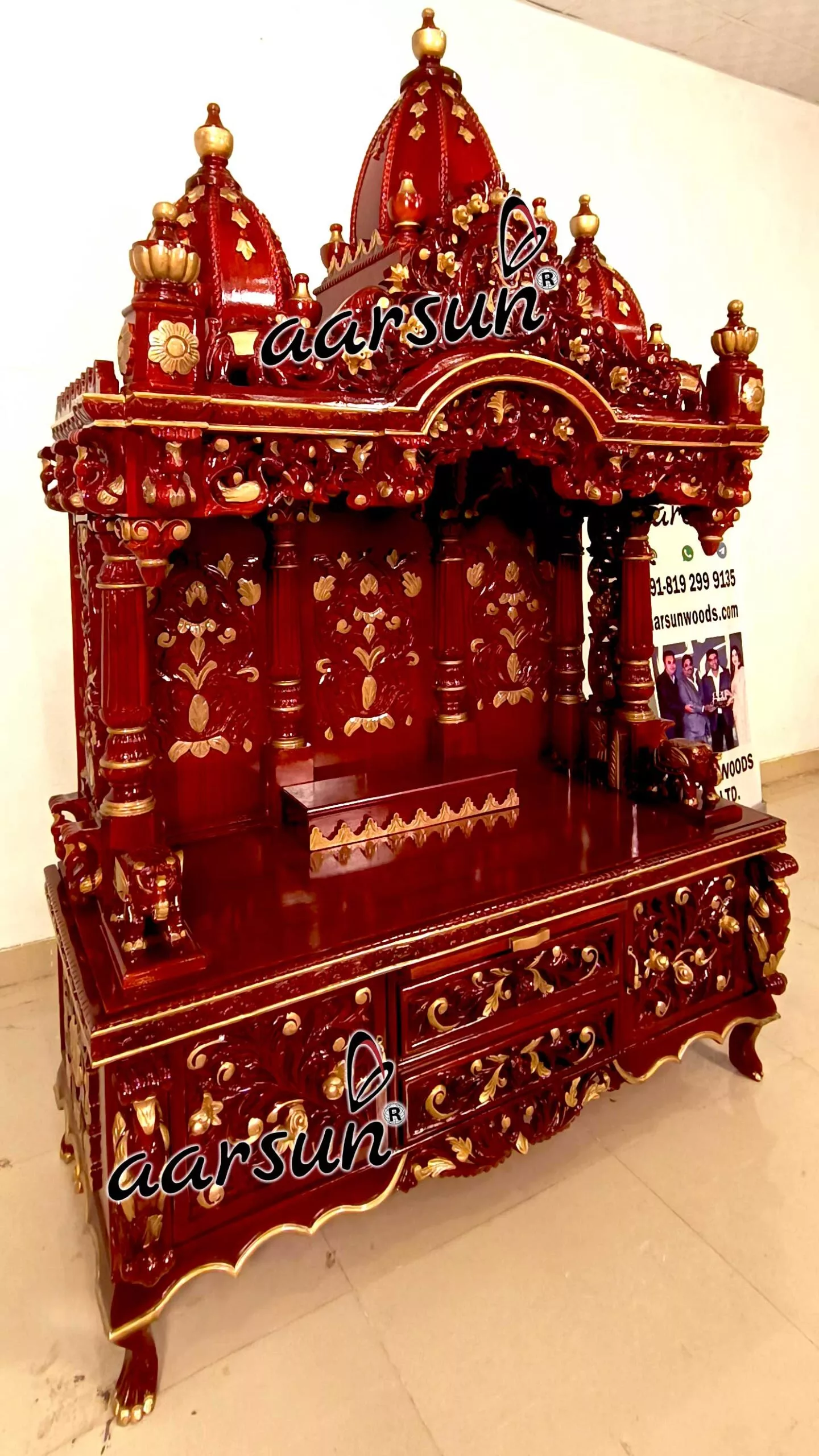 Designer Pooja Temple YT-696 View 2