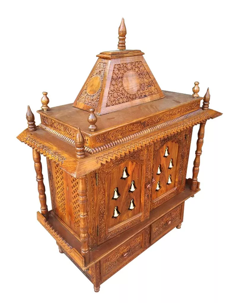 Door Wooden Temple Shisham Wood MNDR-0106 View 5