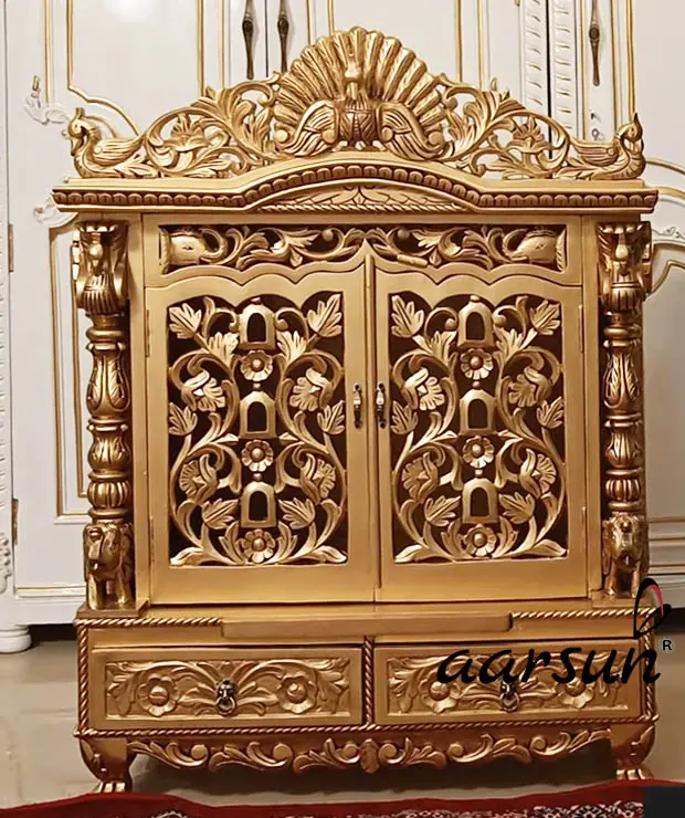 3 feet by 4 Feet Pooja Mandir Exclusive Design - YT730 View 3