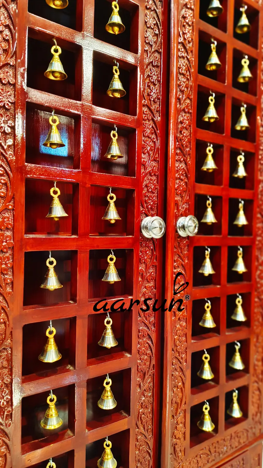 Exquisite Teak Wood Temple View 2