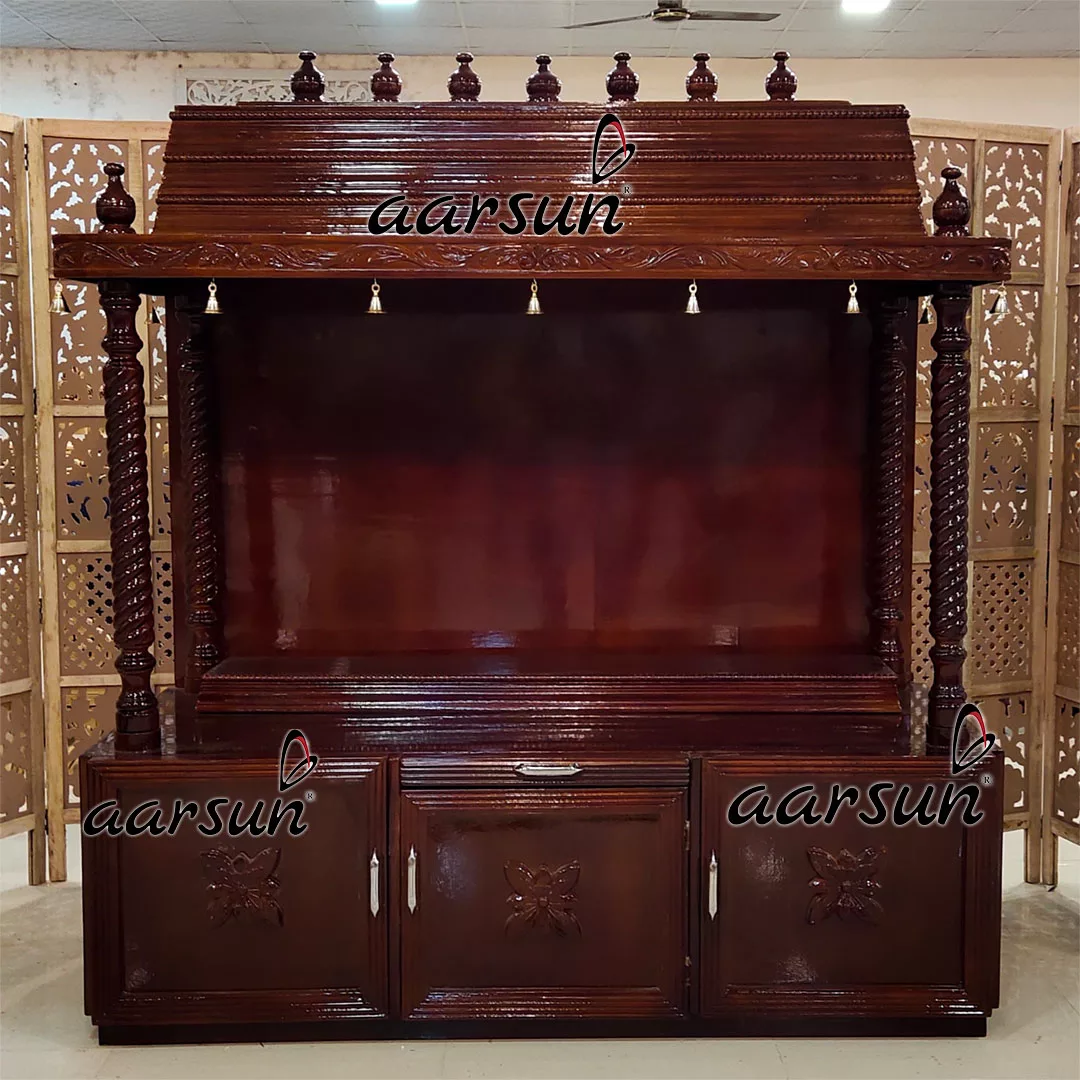 Folding Temple in Teak Wood | DIY Easy Assembly YT-399 View 4