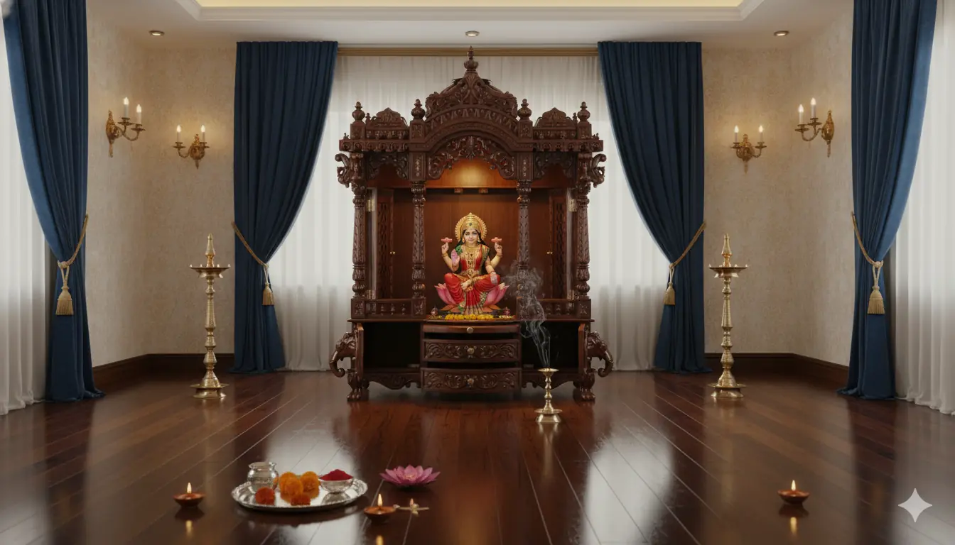 Fully Handmade Temple Teak MNDR-0096