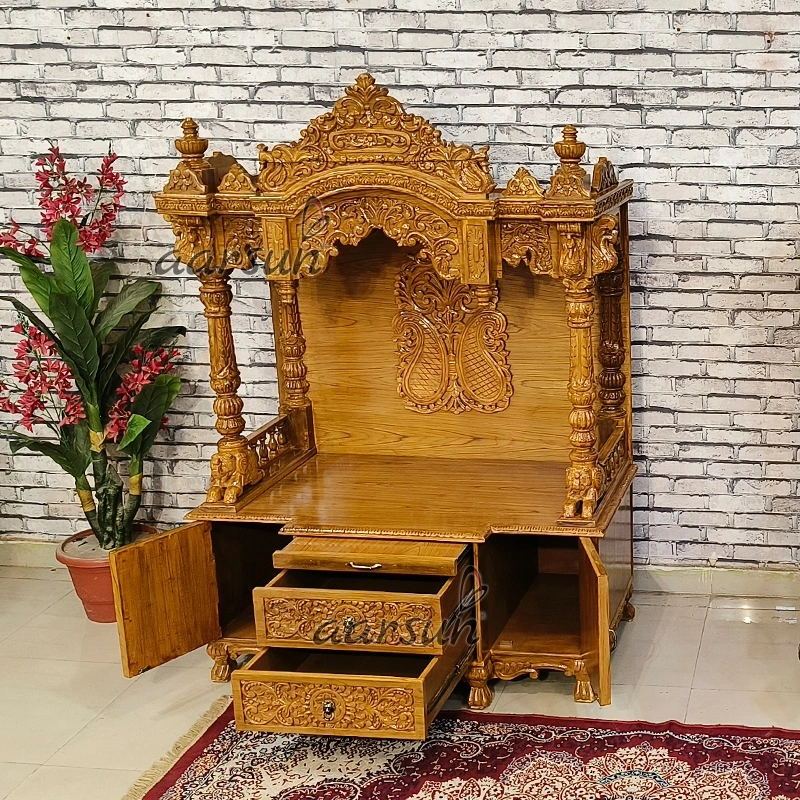 Latest Devghar Design for Home View 2