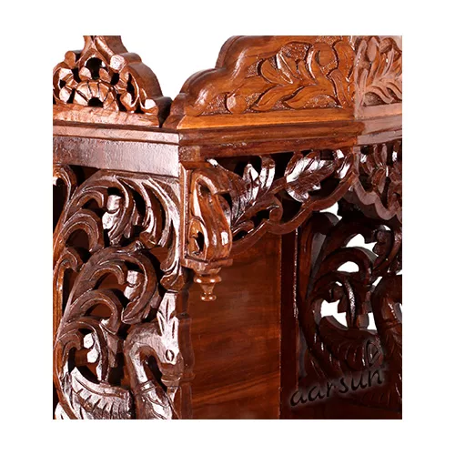 Hand Carved Sheesham Temple MNDR-0091 View 3