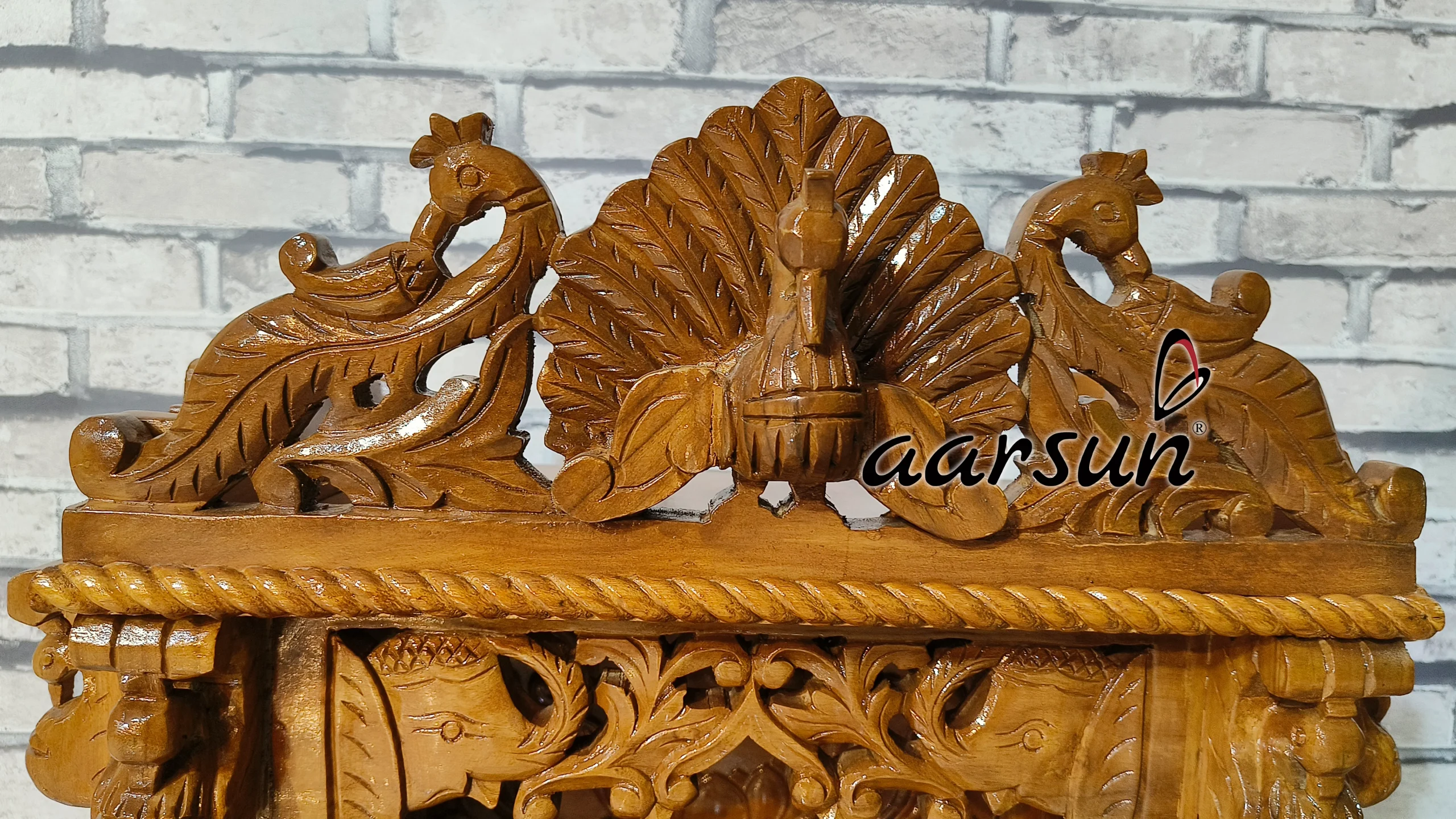 Hand Carved Temple with Intricate Carving View 10