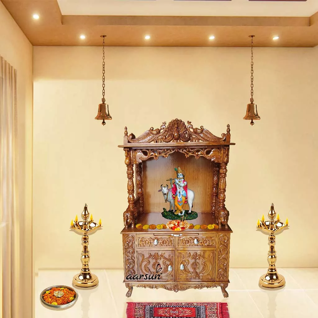 Hindu Pooja Mandir for Home YT-102 View 5