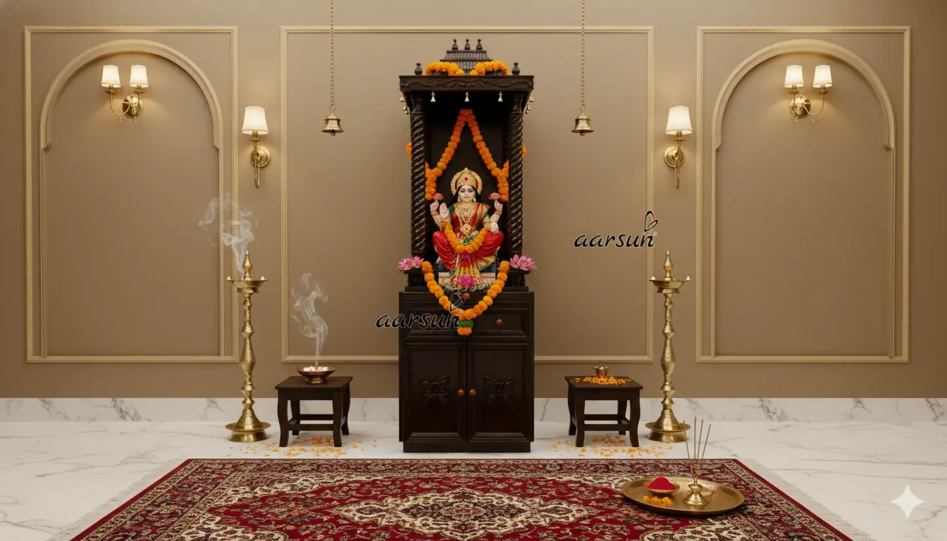 Handcrafted Pooja Temple Design MNDR-0072
