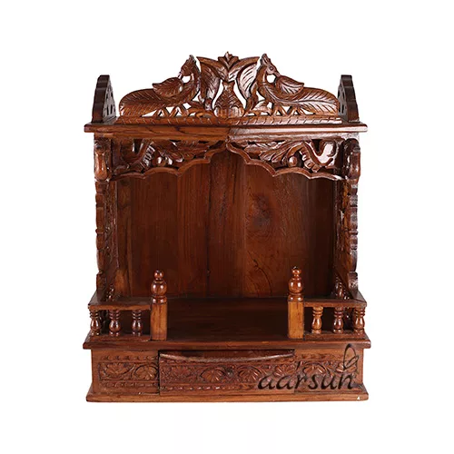 Handcrafted Sheesham Mandir MNDR-0094 View 4