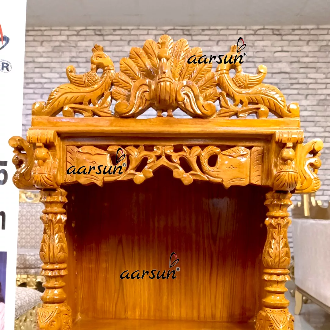 Top Design Small Home Temple Teak Wood 778 View 3