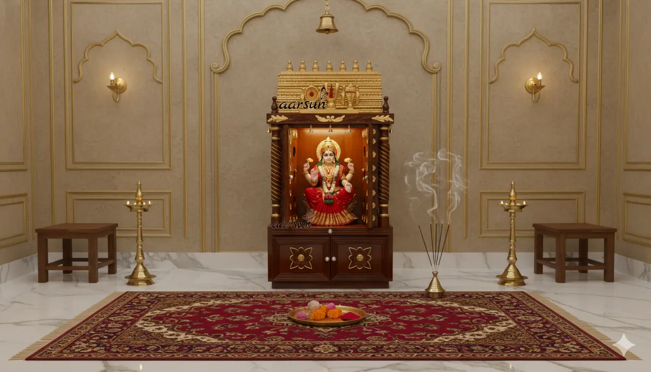 Hand Carved Bell Pooja Temple MNDR-0071