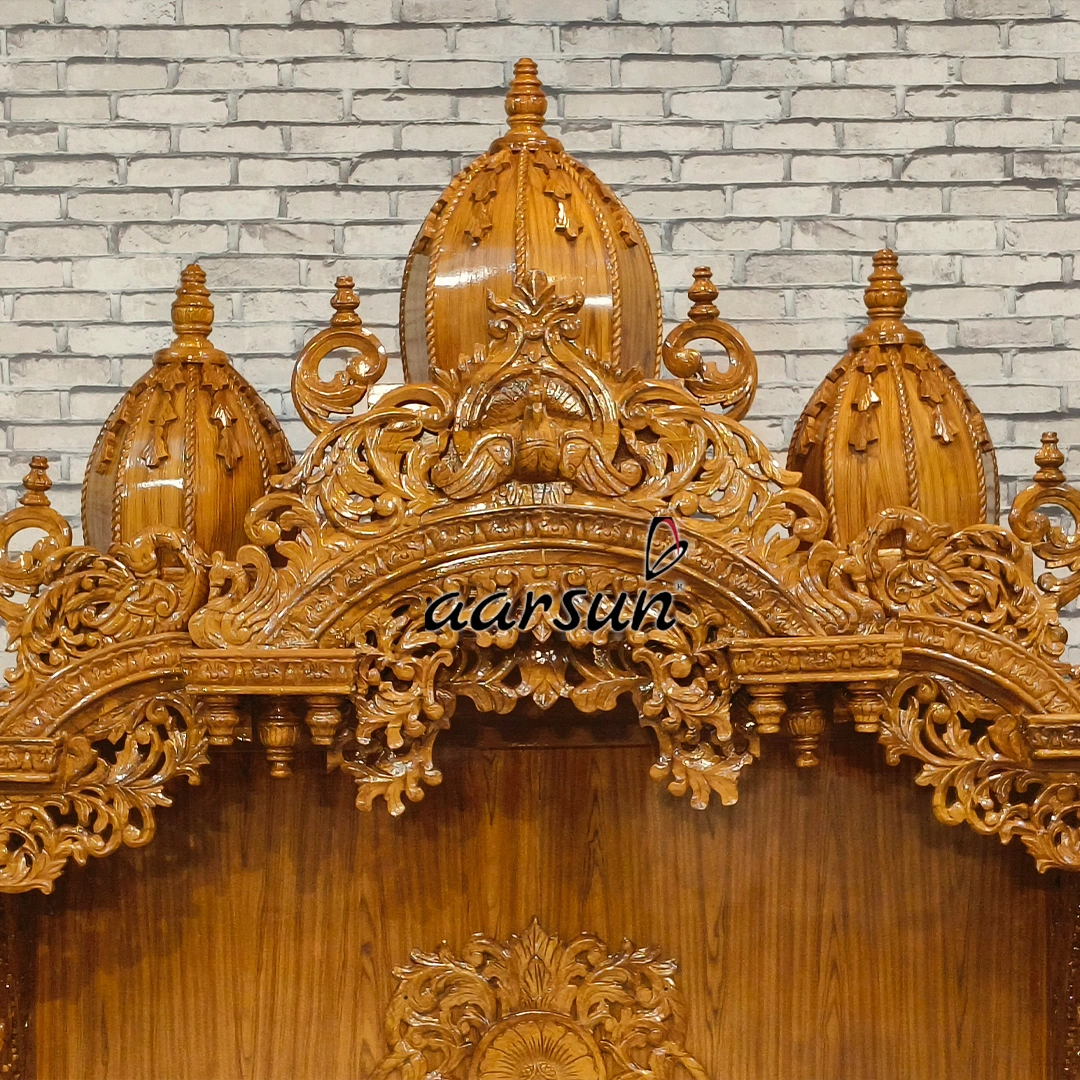 Heavily Carved- Traditional Grand Temple Design YT-1091 View 7