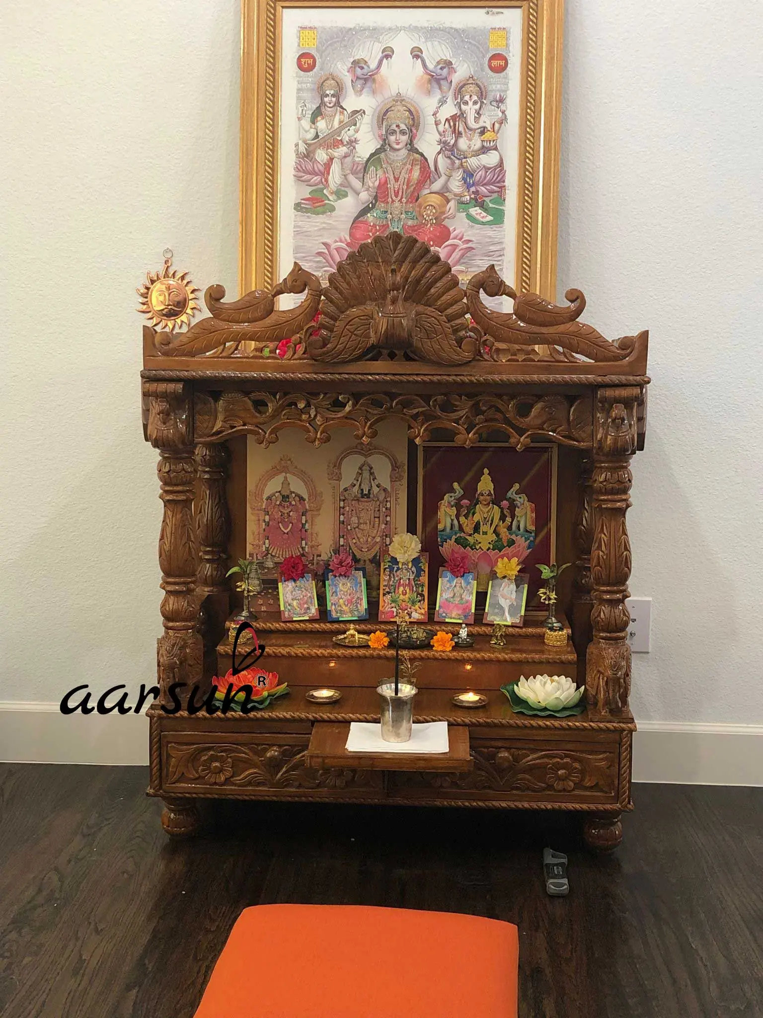 Home Mandir design View 2