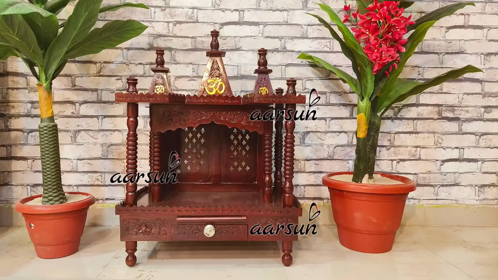 Home Temple in Sheesham Wood 7254W View 5