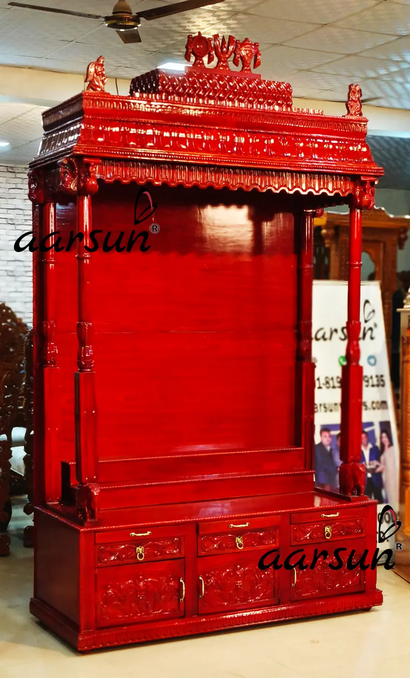 Immense Teak Wood Temple View 5