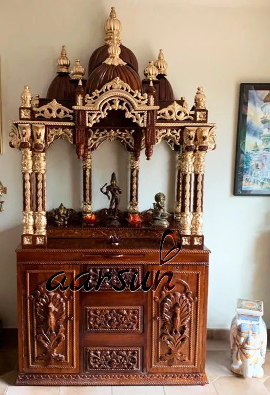 Iskcon Wooden Temple Teak Wood YT-188 View 3