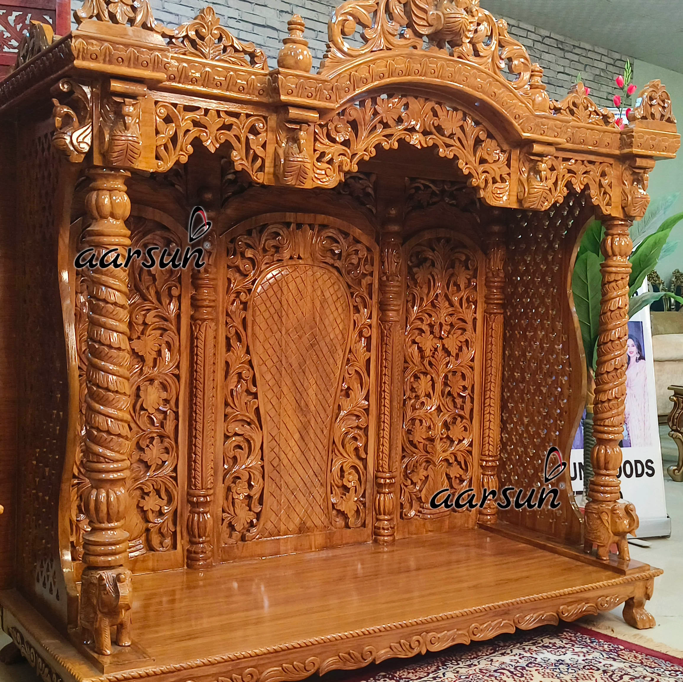 Laddu Gopal ji Mandir Design, Kanha ji Mandir Design for Home View 2