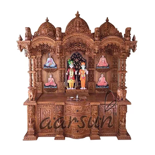 Large Teak Mandir MNDR-0090 View 2