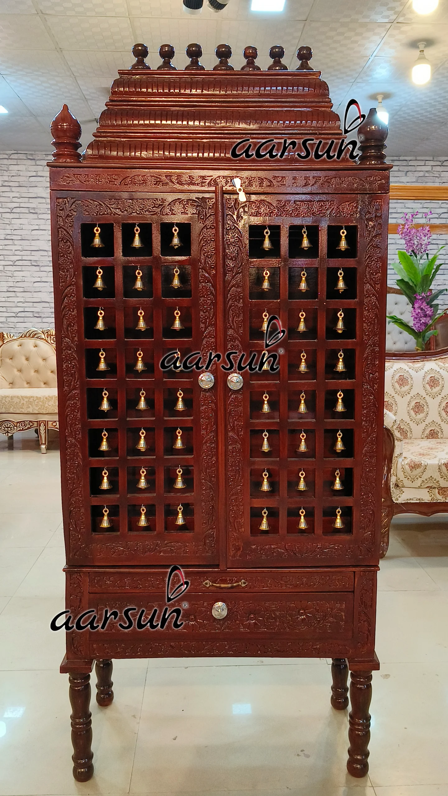 Latest Design Temple in Teak View 2