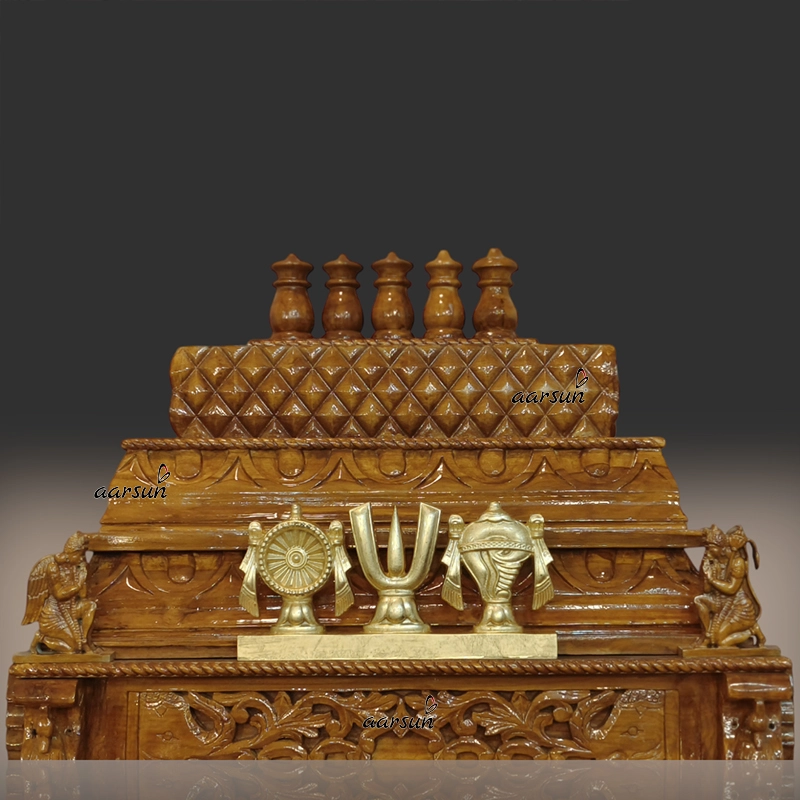 LED Modern Design Wooden Temple View 5