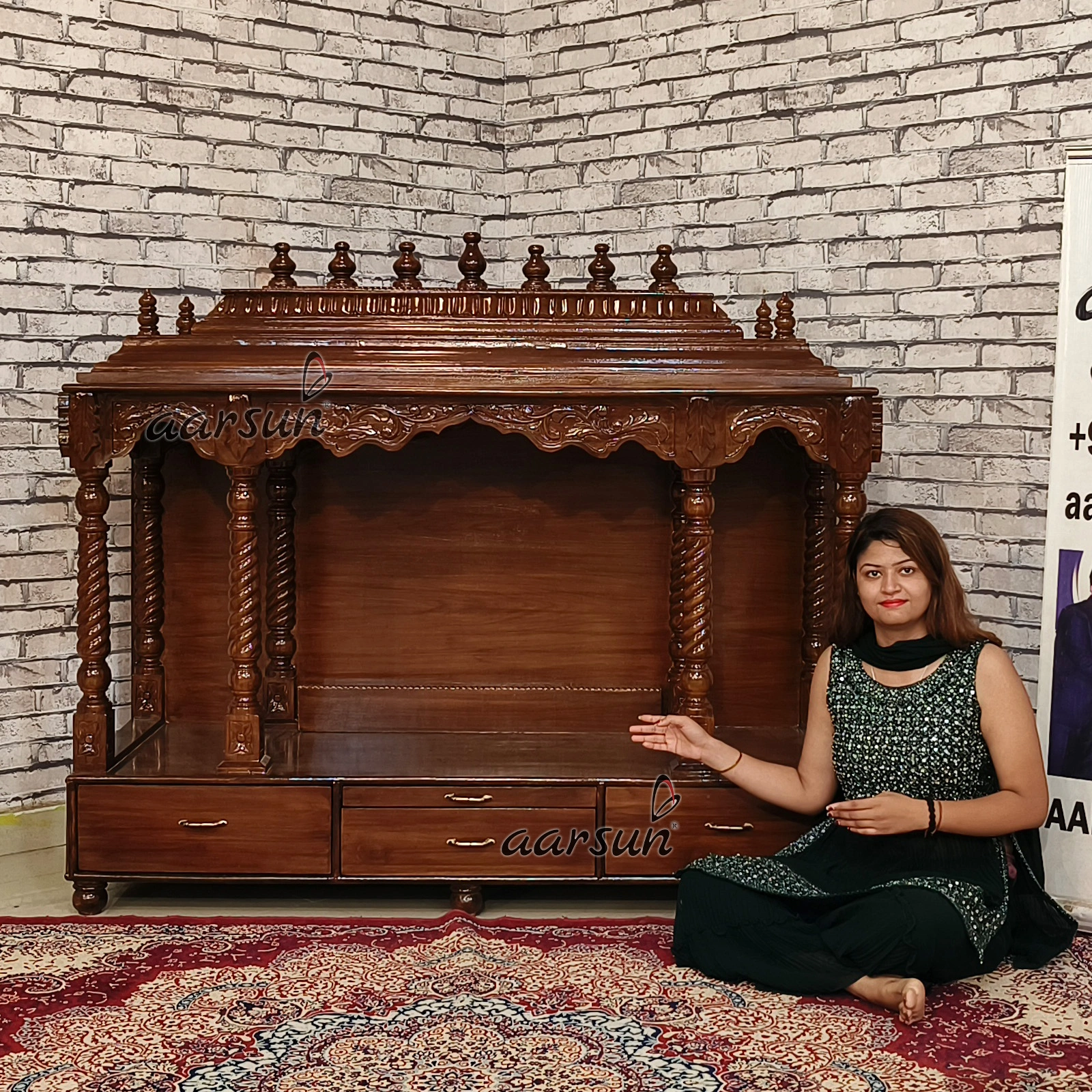 Most Popular Modern Puja Mandir View 8