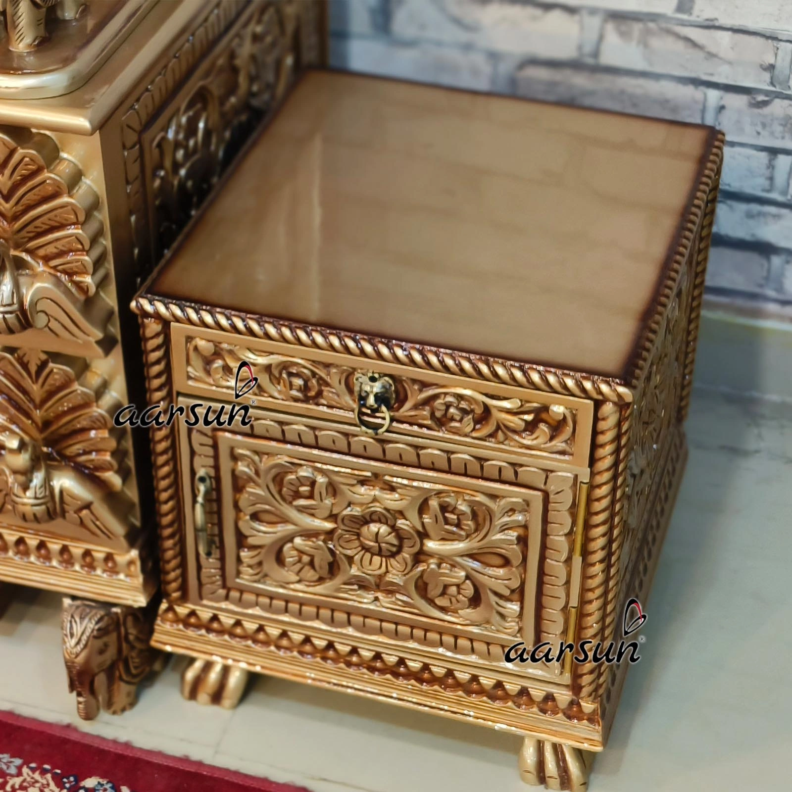 Wooden Designer Temple for Modern Homes View 7