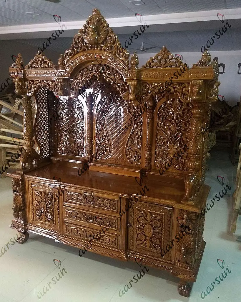 Pooja Cabinet - Vastu Compliant Temple YT-145 View 3