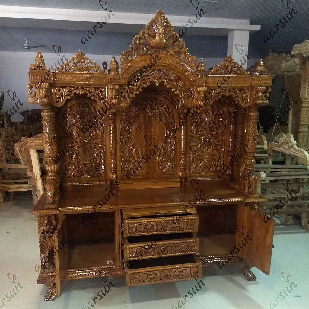 Pooja Cabinet - Vastu Compliant Temple YT-145 View 4