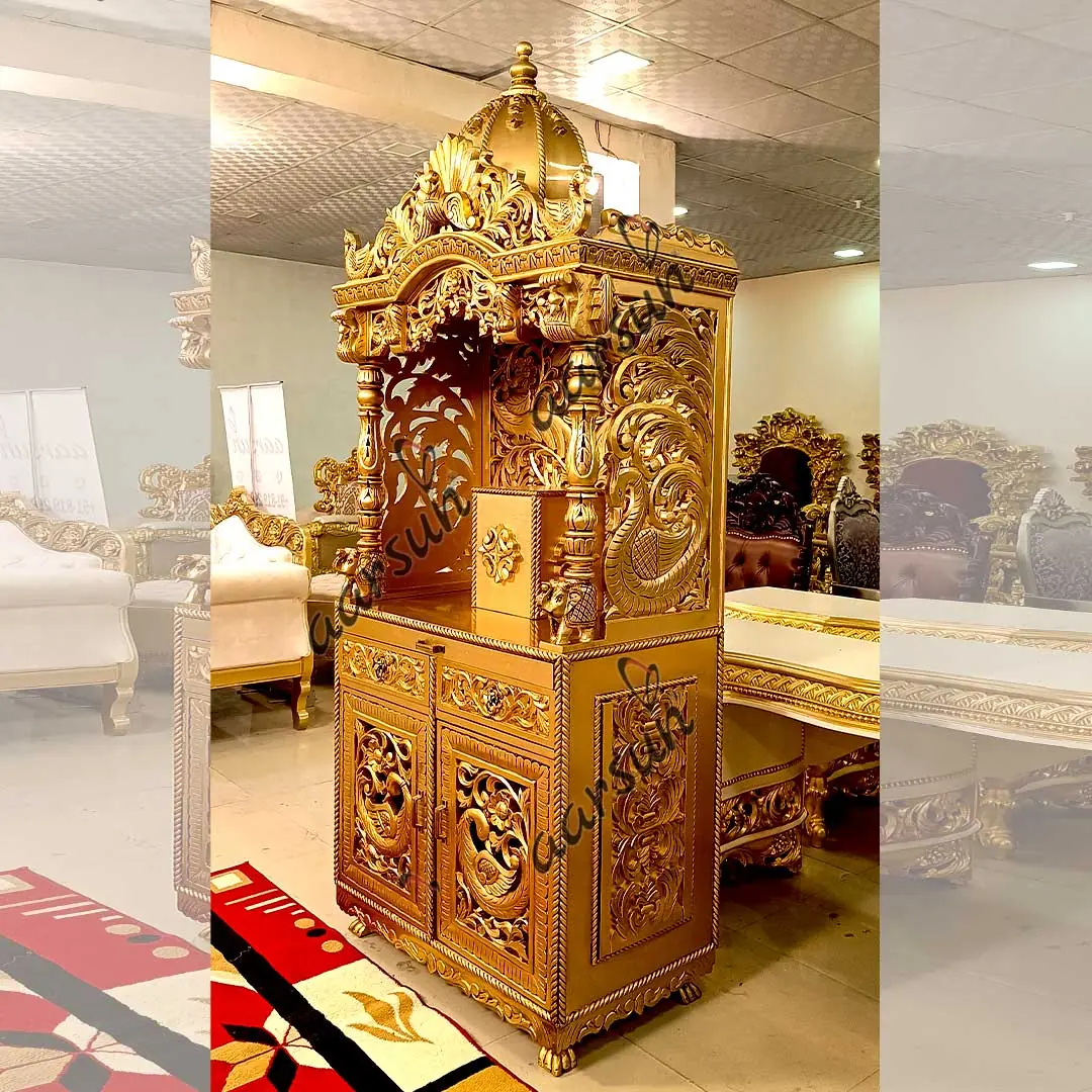 Pooja Mandir latest design in Teak YT-738 View 2