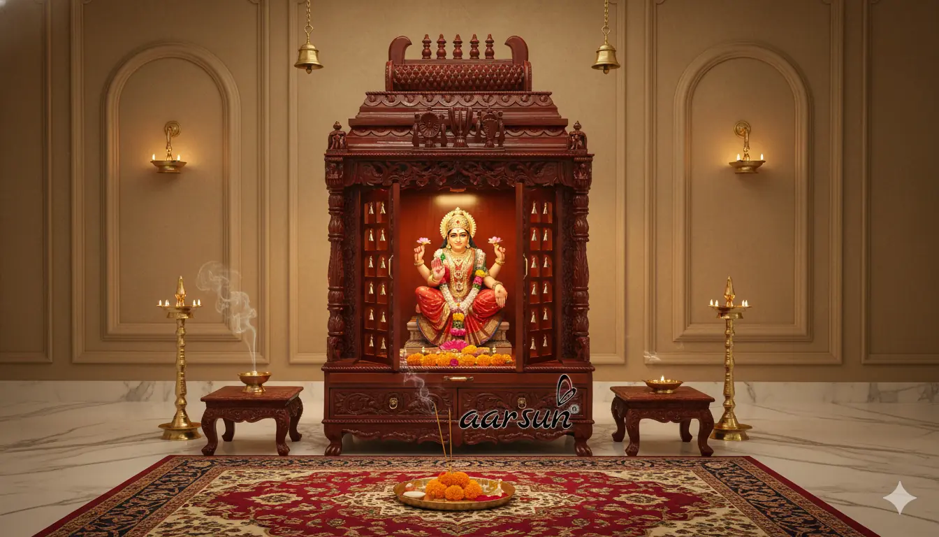 Premium Ashta lakshmi Shanku Chakra Mandir YT-644