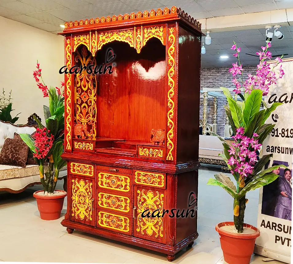 Rajasthani Wooden Home Temple Design NT-041 View 4