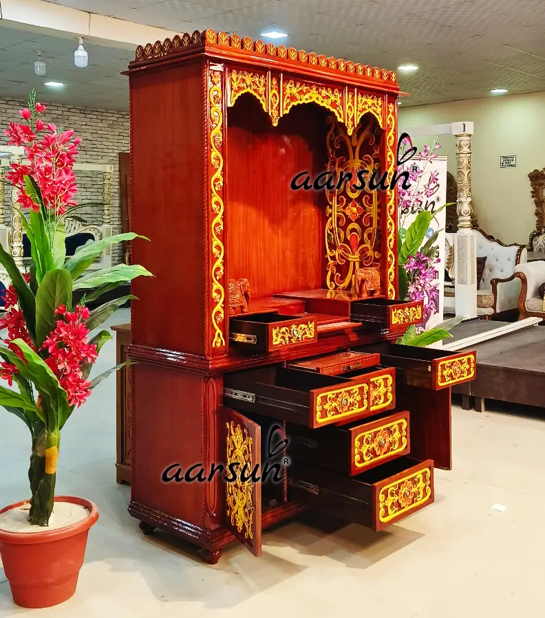 Rajasthani Wooden Home Temple Design NT-041 View 6