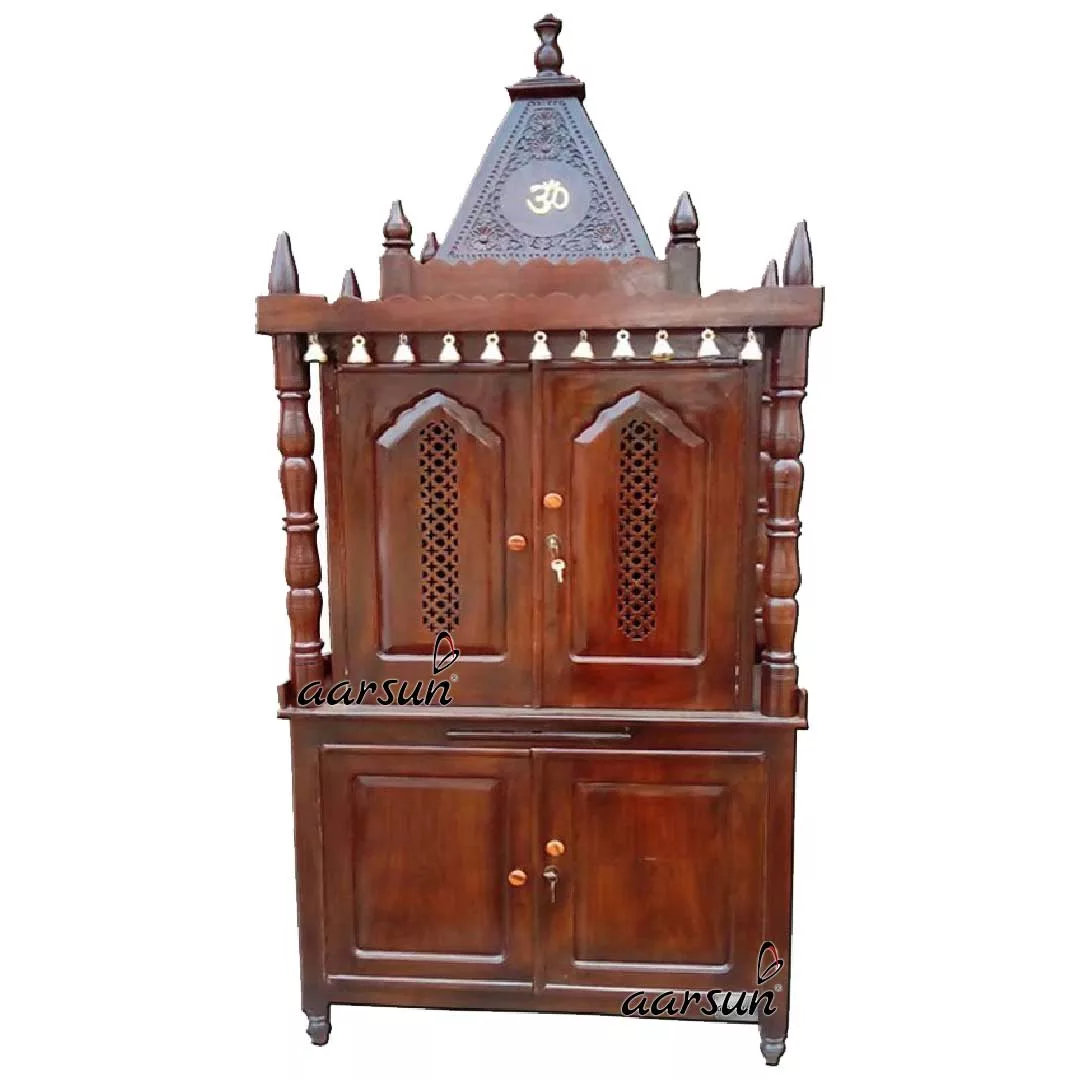 Sheesham Wood Mandir Prayer Unit MNDR-0058 View 4