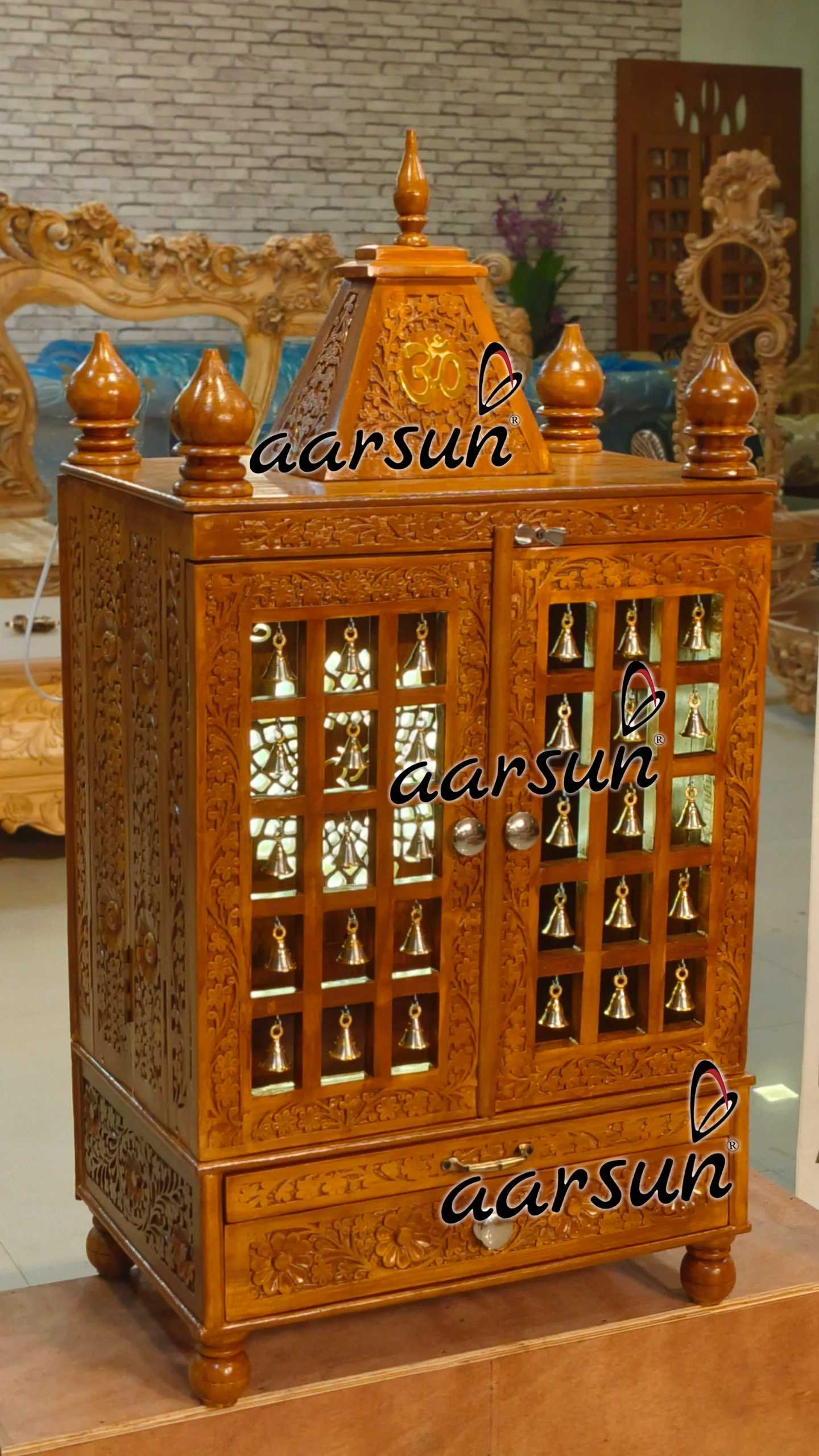 Small Temple With LED light View 6