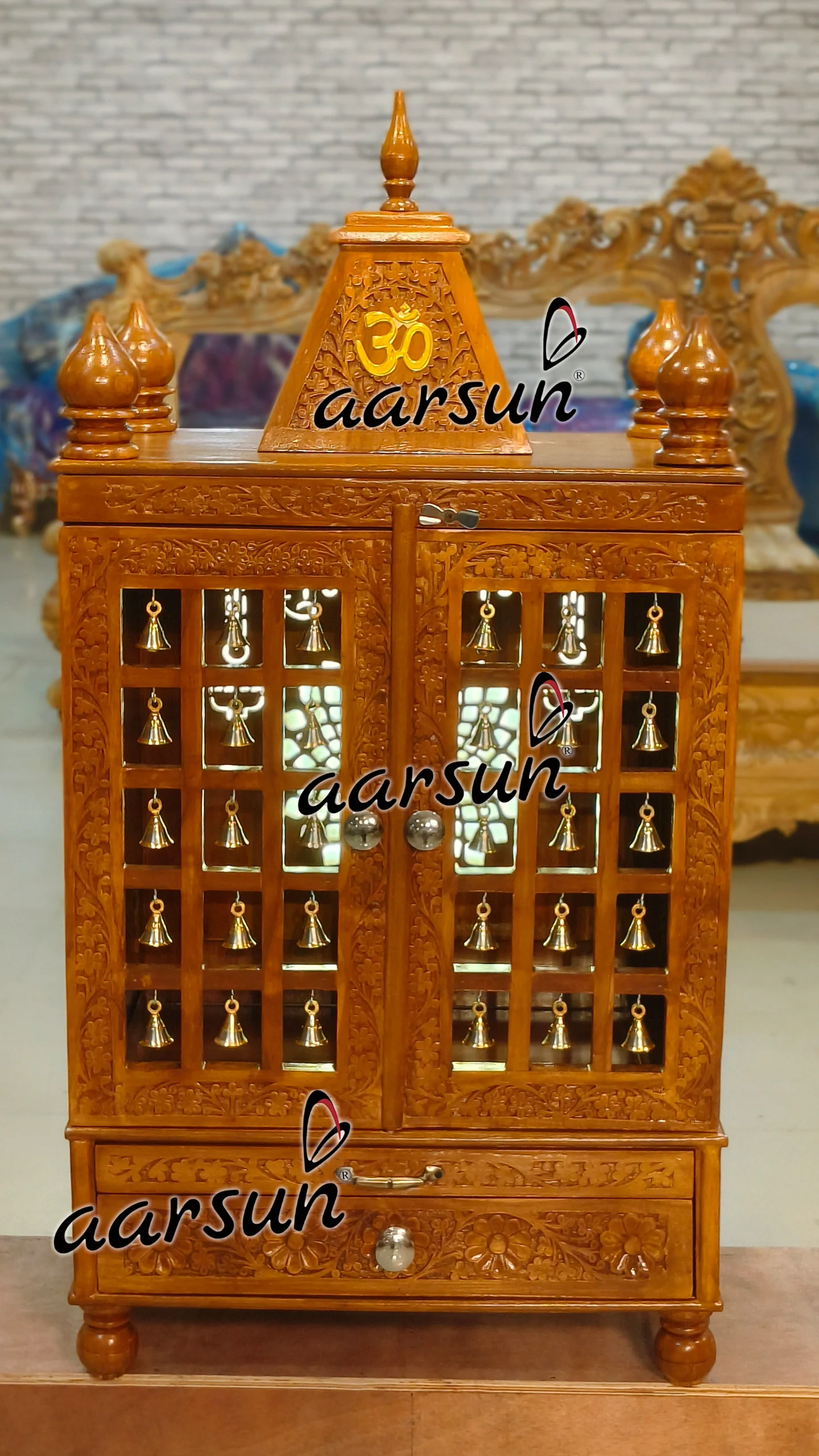 Small Temple With LED light View 8