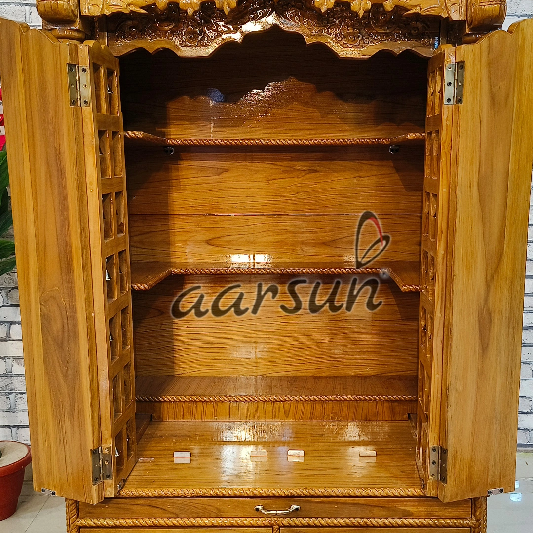 Tamil Mandir Design With Deities and Tamil OM View 10