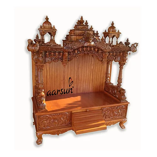 Teak Wood Home Mandir MNDR-0099 View 2