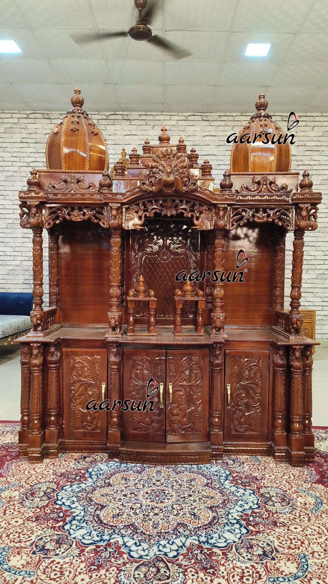 Wooden Hand Crafted Temple View 3