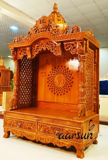 Wooden Pooja Mandir Design For home - YT1021 View 4