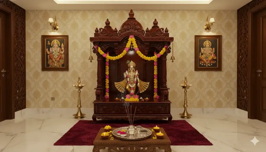 Wooden Prayer Temple MNDR-0103