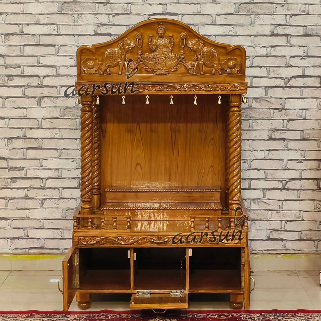 Wooden Puja Mandir at Factory Price View 6