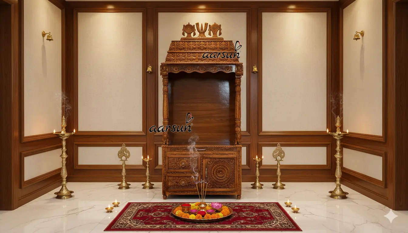 Wooden Puja Mandir at Factory Price