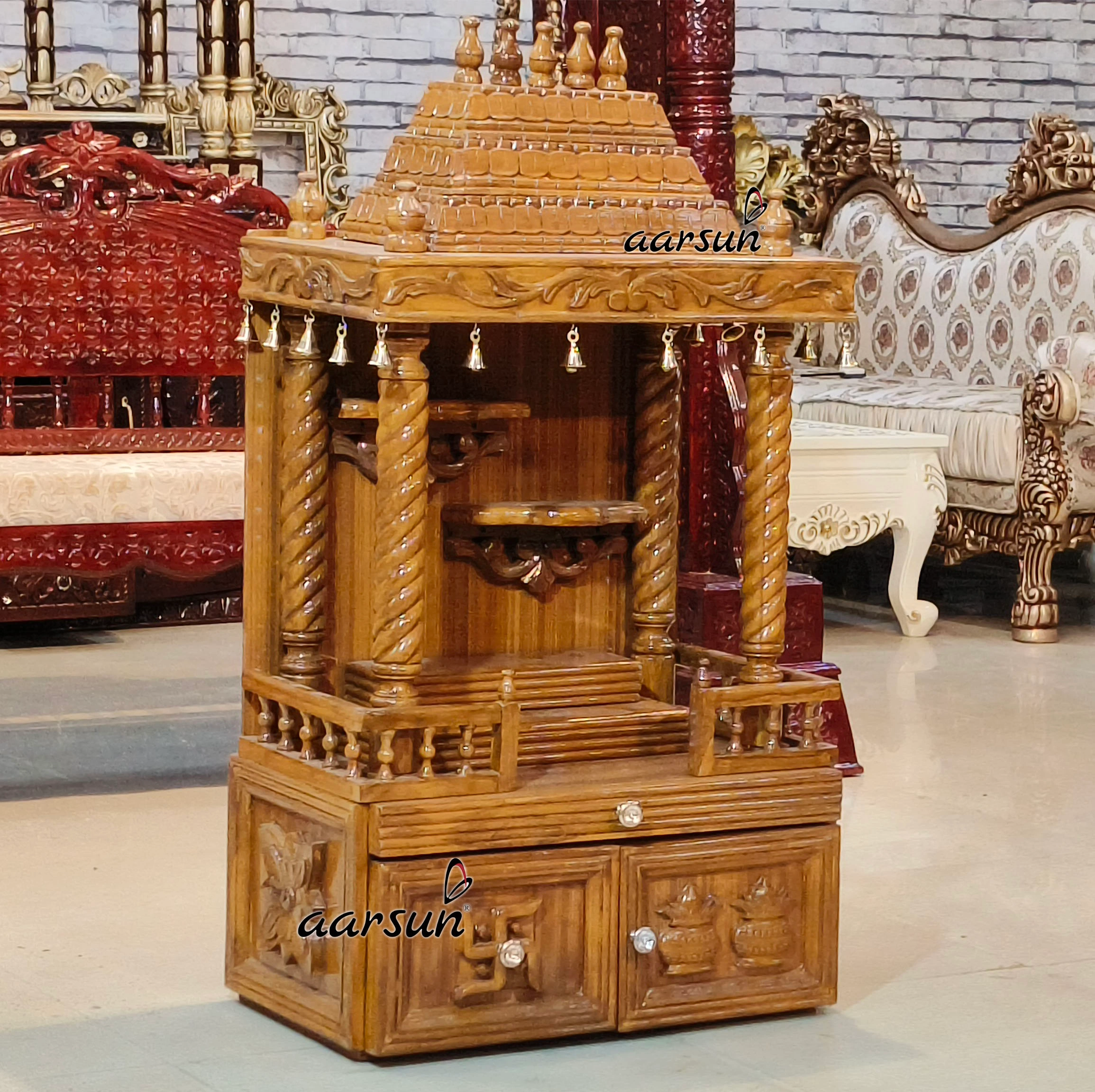 Wooden Small Temple For Home